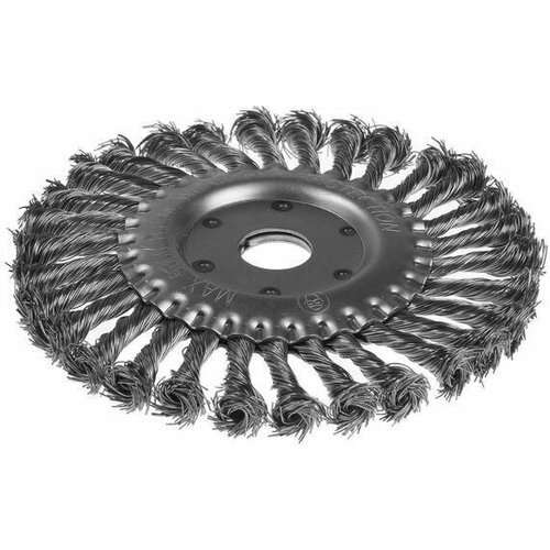 Щетка металлическая для УШМ крученая проволока плоская посадка 22 мм 175 мм 960₽