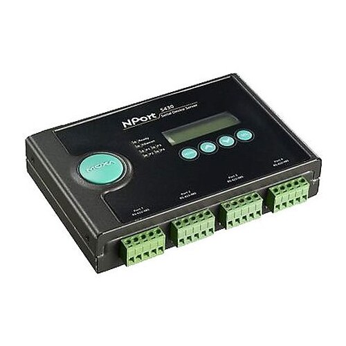 Конвертер интерфейсов MOXA NPort 5430I последовательный преобразователь iot в ethernet freertos 2 портовая передача последовательный сервер modbusrtu hf5122rj45 rs232 485 422 до модуль тср