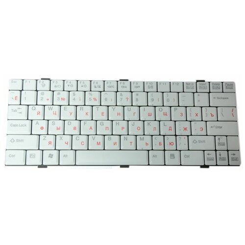 Клавиатура для ноутбуков Fujitsu-Siemens P5010, P5000, P5020, B3000 RU, Grey клавиатура для ноутбука fujitsu lifebook p5020 p5020d p5010 черная