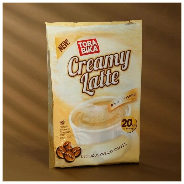 Напиток кофейный ToraBika cream latte, растворимый, 30 г - фотография № 1