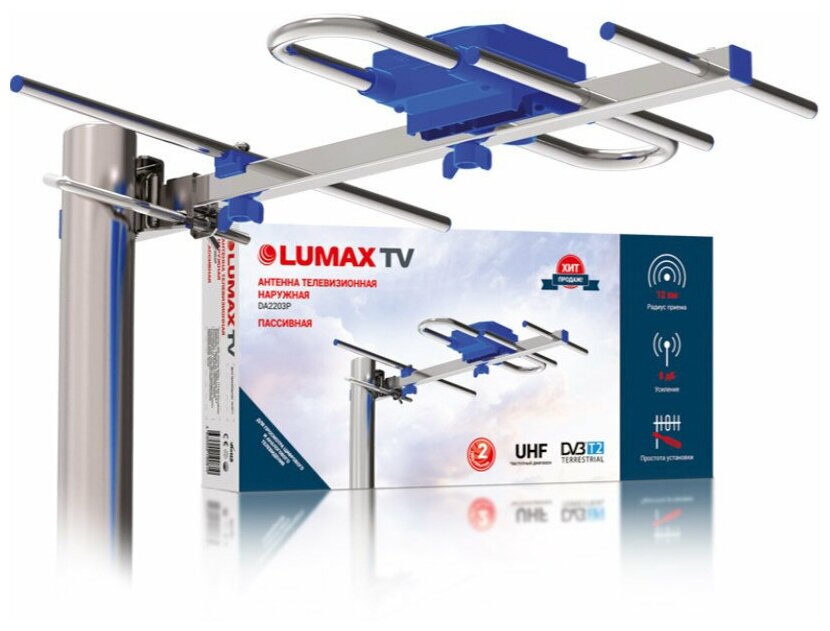 Антенна LUMAX DA-2203P пассивная DA2203P пассивная 139050