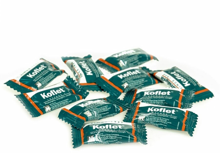 Леденцы Himalaya Herbals Koflet, 33 г, 10 шт.