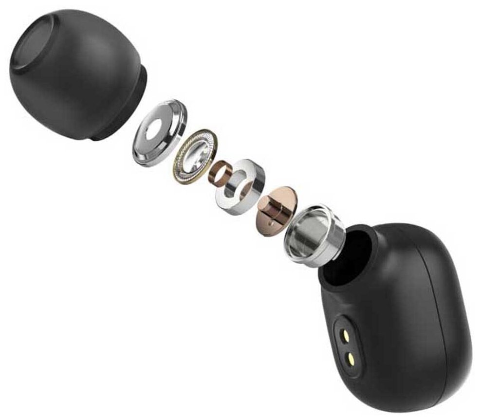 Гарнитура XIAOMI Mi True Wireless Earbuds Basic 2S, Bluetooth, вкладыши, черный [bhr4273gl] - фото №10