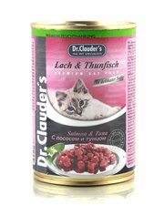 Dr. Clauder`s 415 гр консервы для кошек с лососем и тунцом