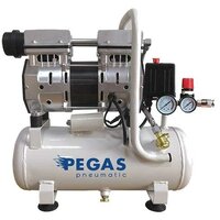 Компрессор безмасляный Pegas PG-601, 6 л, 0.75 кВт. 160л/мин.