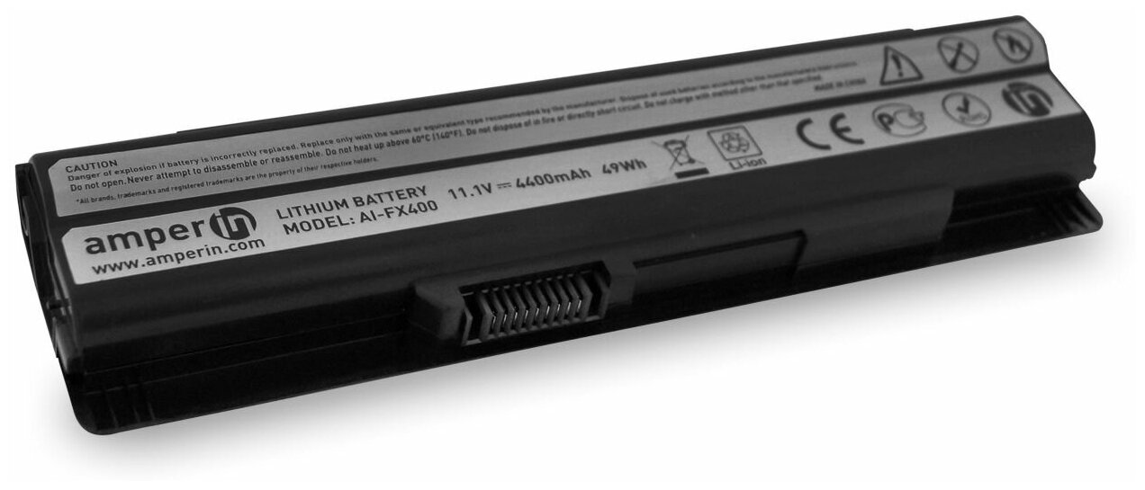 Аккумуляторная батарея Amperin для ноутбука MSI BTY-S14 11.1V (4400mAh)