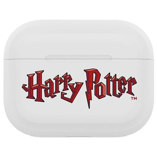 фото Чехол tpu для airpods pro, эйр подс про, лицензия harry potter, лого гарри поттер deppa
