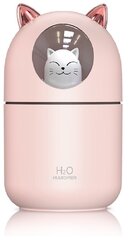 Увлажнитель воздуха HUMIDIFIER/LED светильник ночник "Котик", розовый