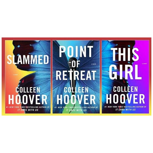 Slammed, Point of Retreat, This Girl - вся серия Slammed 3 book set, Colleen Hoover