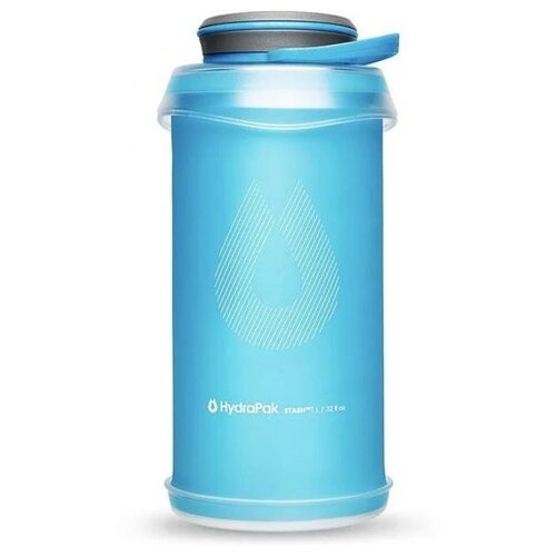 фото Складная мягкая бутылка для воды stash 1l голубая hydrapak