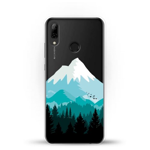 фото Силиконовый чехол снежные горы на huawei p smart (2019) andy & paul