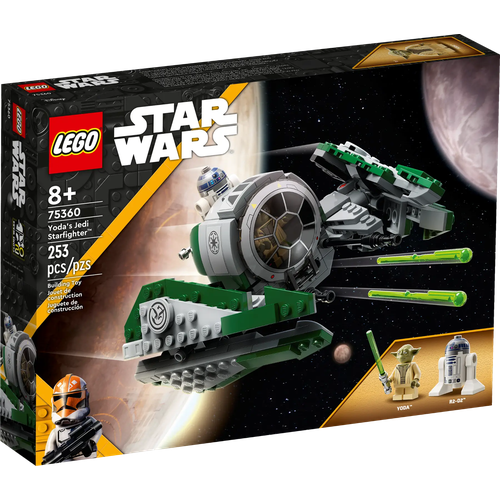 lego star wars 75360 джедайский истребитель йоды Конструктор LEGO Star Wars 75360 Yoda's Jedi Starfighter, 253 дет.