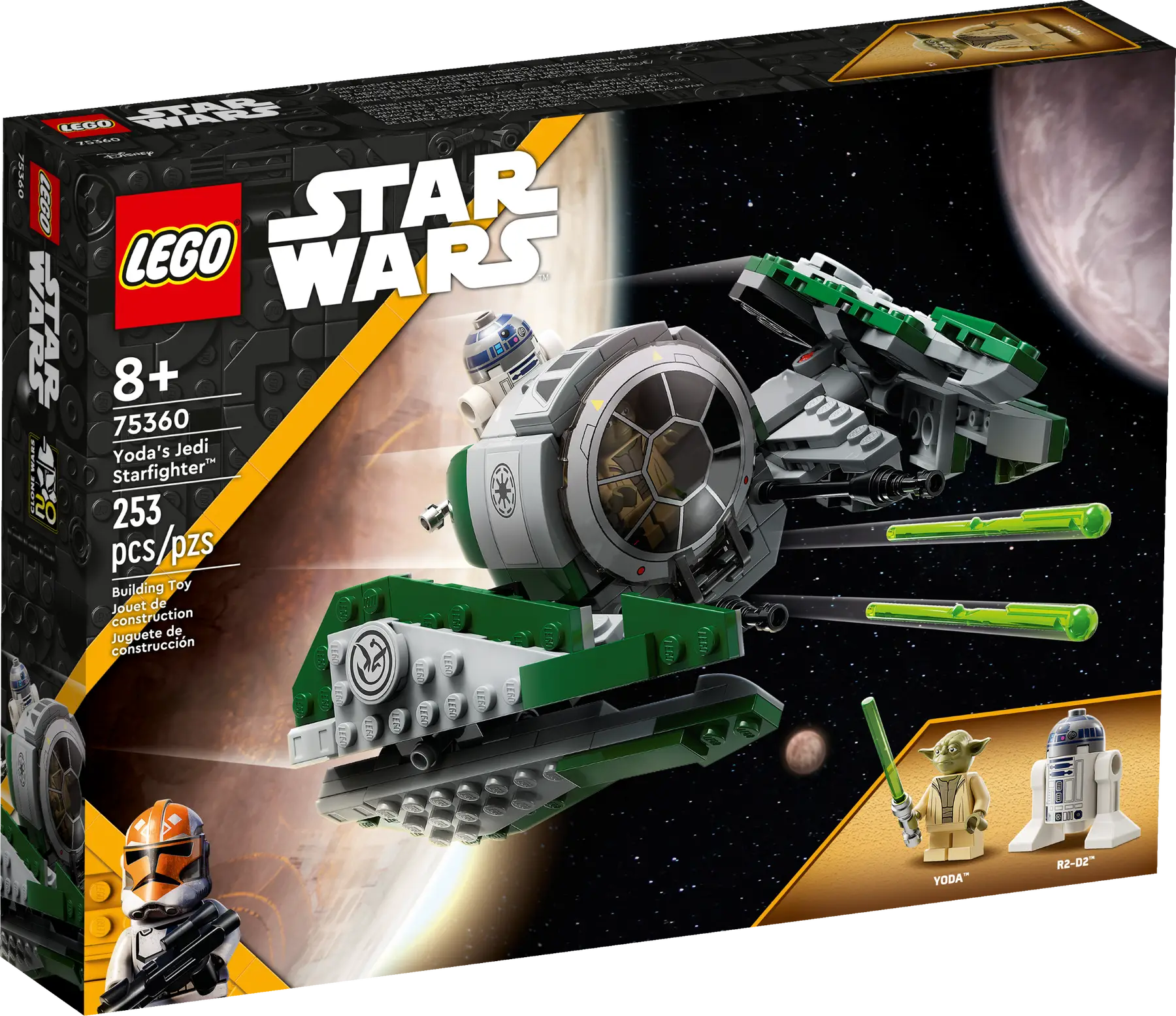 Конструктор LEGO Star Wars 75360 Yoda's Jedi Starfighter, 253 дет.