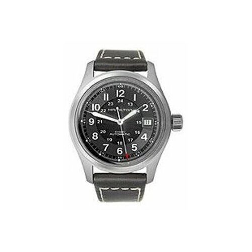 Наручные часы Hamilton Khaki Field, серебряный, черный наручные часы hamilton khaki field h64455533 черный серебряный