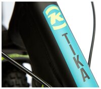 Горный (MTB) велосипед KONA Tika 26 (2018) matt black/aqua/green/aqua decals XS (158-165) (требует ф