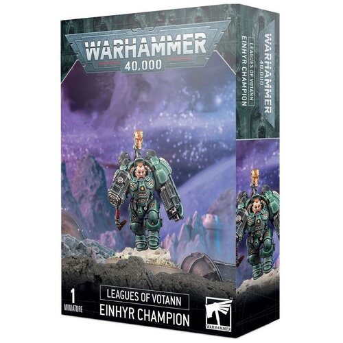 Миниатюра для настольной игры Warhammer 40000: Чемпион Эинира (Leagues of Votann Einhyr Champion)