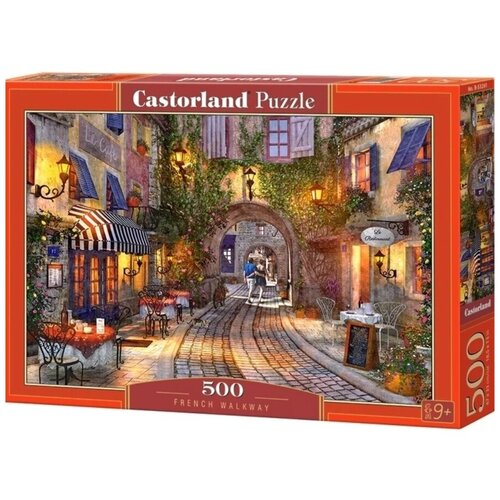 Пазл Французская улочка 500 деталей Castorland puzzle