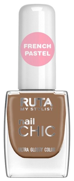 Ruta Лак для ногтей Ruta Nail Chic, тон 85, шоколадный фонтан