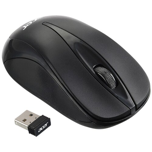 Мышь Acer OMR131 черный оптическая 1000dpi беспроводная USB для ноутбука 2but 72000₽