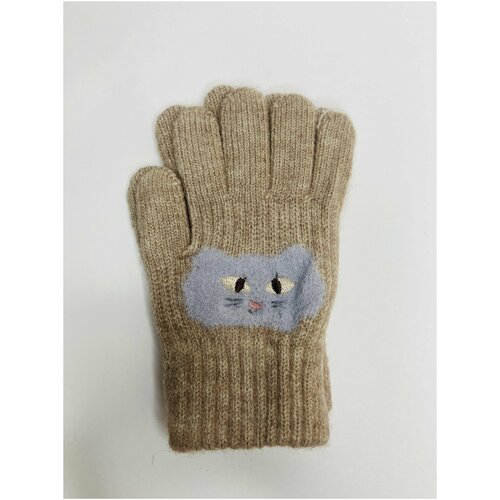 фото Перчатки , размер 9, бежевый нет бренда