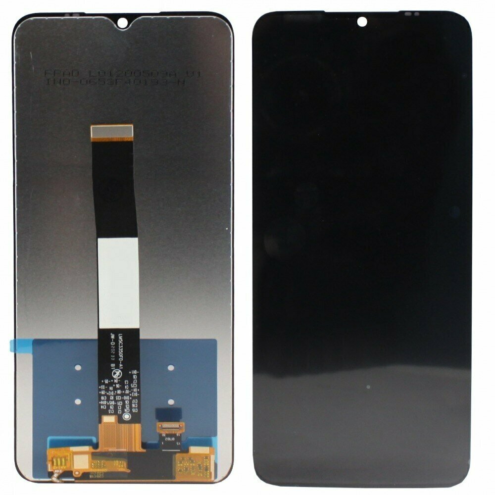 Дисплей для Xiaomi REDMI 9A / 9C/ 10A (M2006C3LG/M2006C3MNG/220233L2G) Черный (в сборе, модуль, экран + тачскрин)
