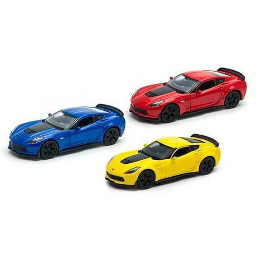 Модель 1:38 Chevrolet Corvet Z06 43752 игрушечные машинки и техника welly 43752 велли модель машины 1 38 chevrolet corvet z06