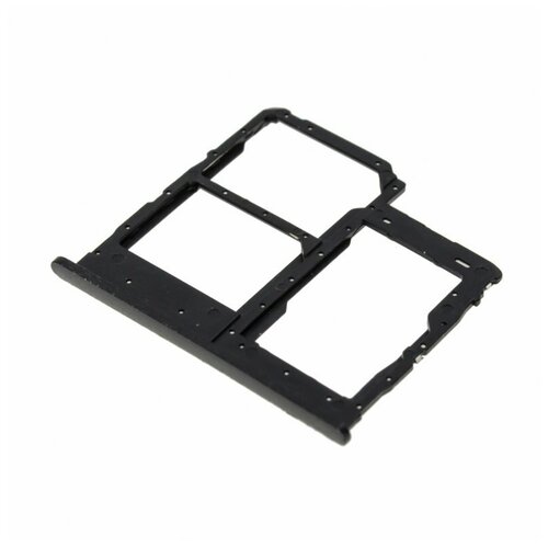 Сим лоток / Держатель сим карты / Контейнер SIM / sim holder SIM для Samsung A013F ( A01 Core ) Черный