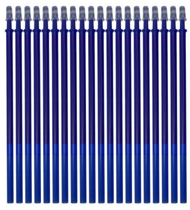 Стержни для ручек Пиши-Стирай, 20 шт. / Стержни синие стираемые, 0,5 мм.
