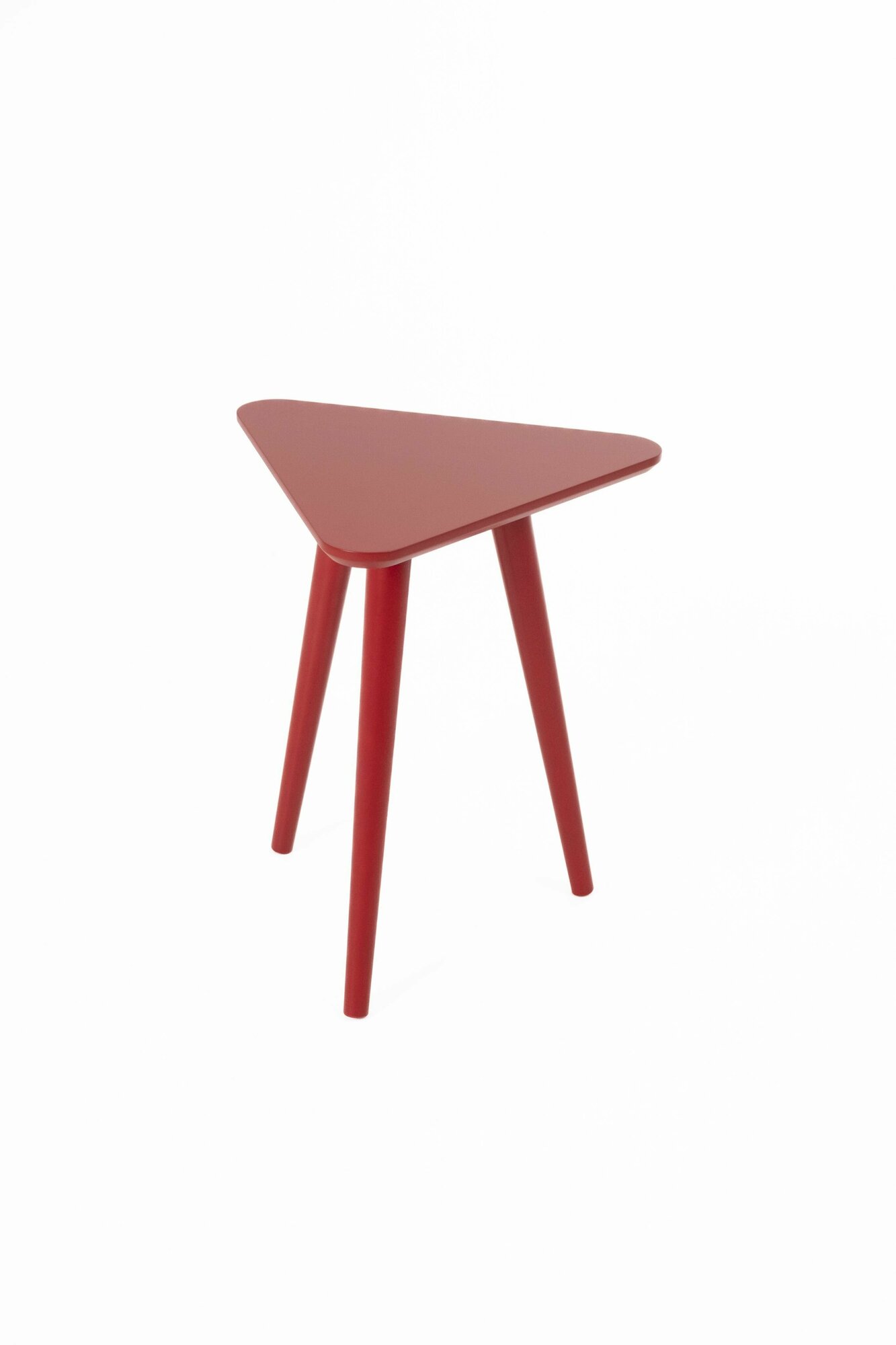 Столик 40*45 h500 Red&Red Треугольные SKandyColor Красный + Красный