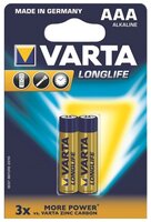 Батарейка VARTA 4103 LR03 BL2 LongLife 2 шт блистер