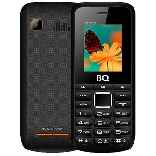 Мобильный Телефон BQ 1846 ONE POWER BLACK Orange . сотовый телефон bq 2457 jazz black