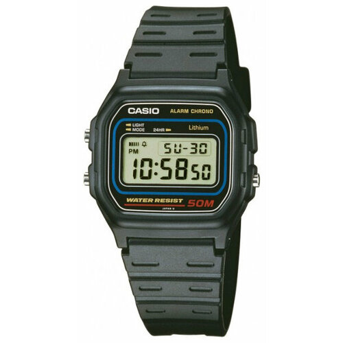 Наручные часы CASIO Collection Men W-59-1, черный, серый