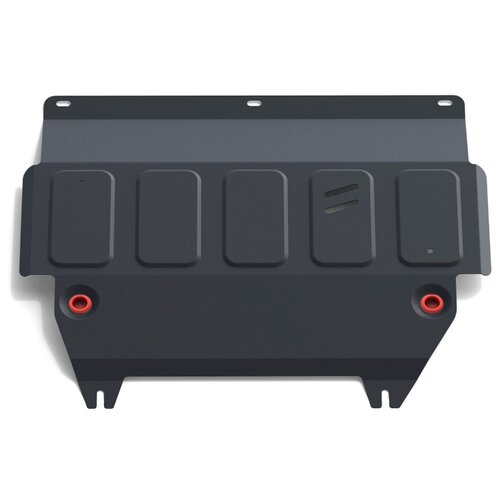 фото Защита картера и кпп автоброня для ford fiesta vi 2008-2015 2015-н.в., штампованная, сталь 1.5 мм, с крепежом, 111.01805.2