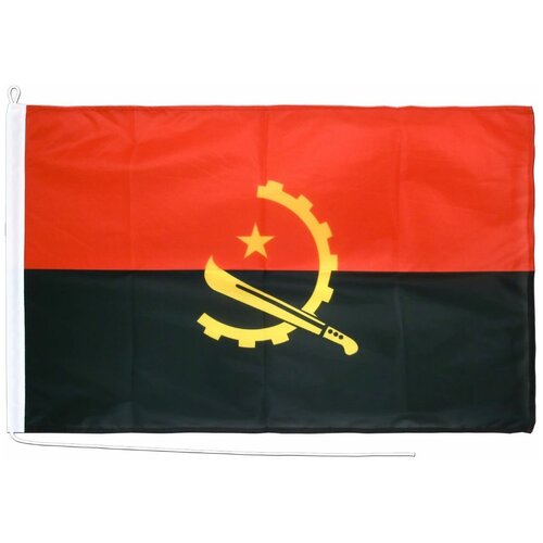 Флаг Анголы на яхту или катер 40х60 см флаг сальвадора св 3 х5 фута флаги с двойной прострочкой полиэстер с латунными прокладками для декора