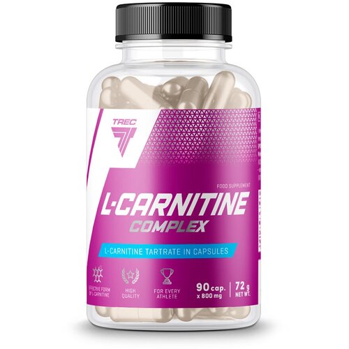 Trec Nutrition L-Carnitine Complex, 90 капс trec nutrition l carnitine 3000 shot 500 мл вишня