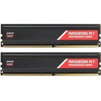 Оперативная память AMD DDR4 32Gb (2x16Gb) 2666MHz pc-21300 R7 Performance Series Black Gaming (R7S432G2606U2K)