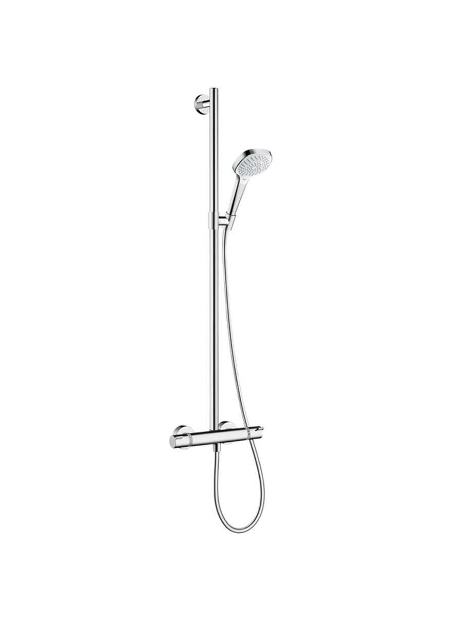 Душевая система SemiPipe Multi для душа с термостатом без верхнего душа Hansgrohe Croma Select E 27248400