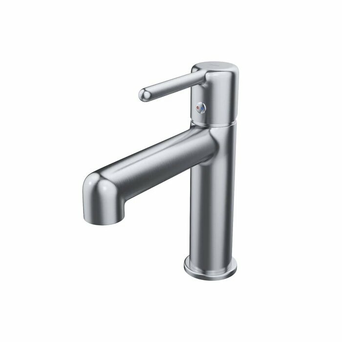 Cмеситель для умывальника, хром матовый, aiger, Iddis, aigbc00i01 Iddis