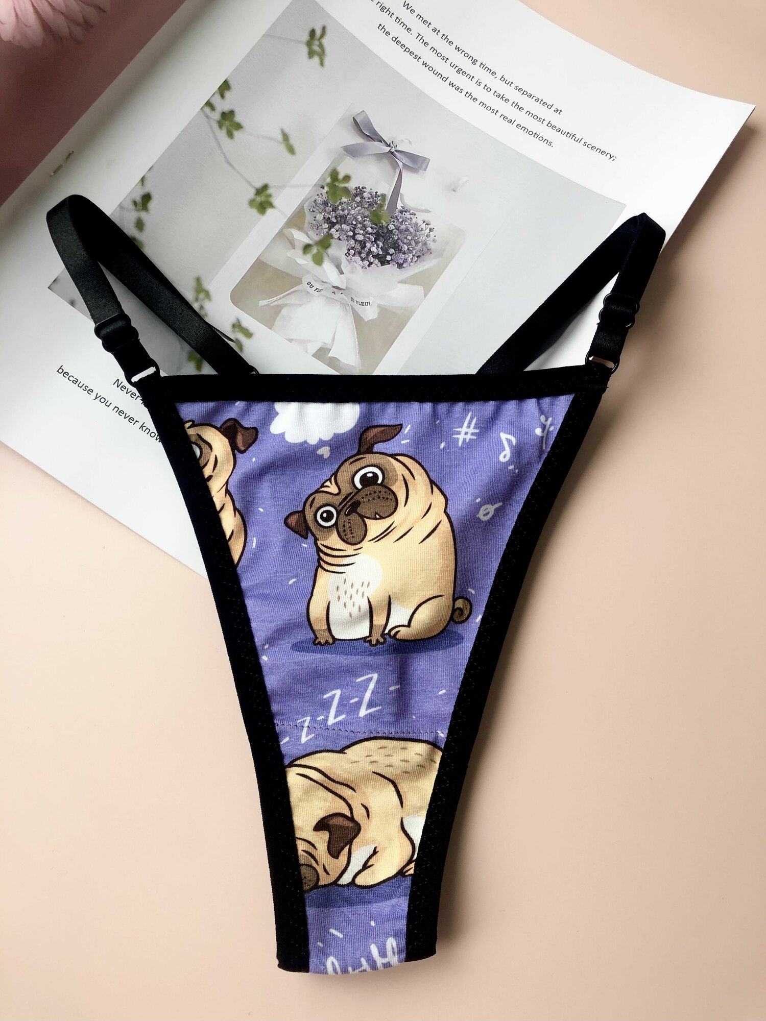Трусы Caramel underwear, размер M-L, фиолетовый