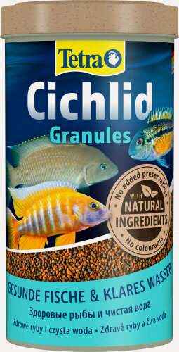Изображение товара Корм для рыб Tetra Cichlid Granules для цихлид, гранулы 500мл