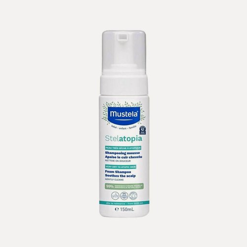 Изображение товара Mustela Stelatopia Foam Shampoo Шампунь-пенка для детей, со склонной к атопии кожей 150 мл