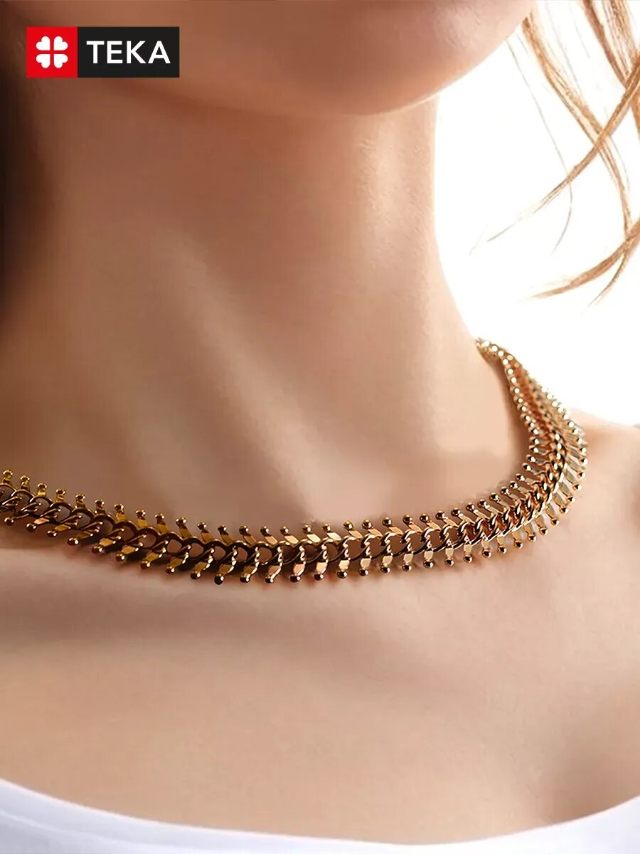 Цепь TEKA, длина 60 см, золотой — фото 1