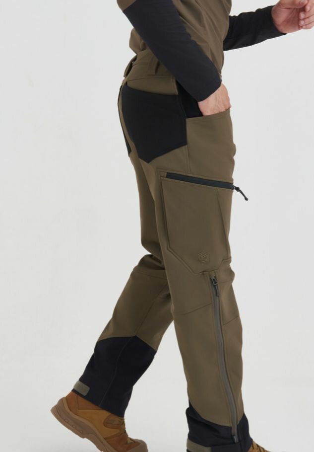 Брюки "Pelican" soft shell олива — фото 1