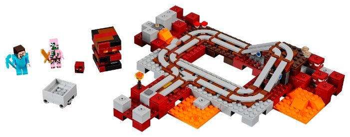 lego minecraft train