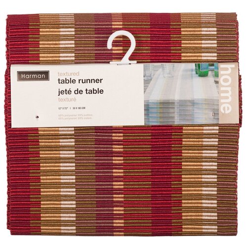 Дорожка Harman Штрих 183х33 см, красный