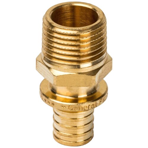 Переходник Stout с наружной резьбой 20xR 12 для труб из сшитого полиэтилена аксиальный SFA-0001-002012 желтый 550₽