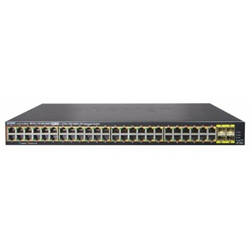 IPv6IPv4 48-Port Managed 8023at POE Gigabit Ethernet Switch 4-Port 1001000X SFP 440W 10187100₽