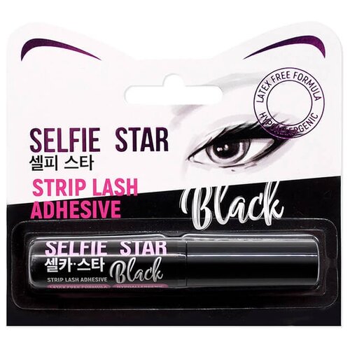 фото Selfie Star Strip Lash Adhesive Black черный