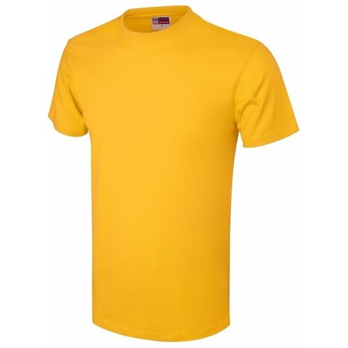 Футболка Us Basic, размер L, желтый, золотой футболка us basic размер s золотой желтый