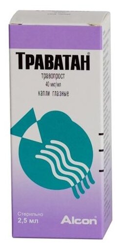 Изображение Траватан гл. капли, 40 мкг/мл, 2.5 мл